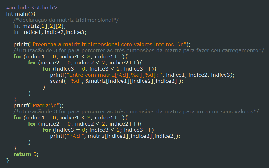 Impressão 5 maiores valores de uma matriz - Programação